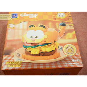 Pantasy The Garfield Movie Garfield Hamburger Buildable Brick Block Set 86805 #